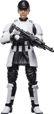 A Star Wars ISB Tactical Agent action figure.