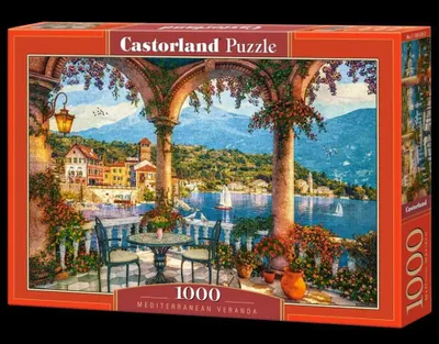 Immagine prodotto di Puzzle 1000 pezzi Veranda mediterranea Castorland 105120