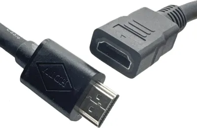 Immagine prodotto di Cavo di prolunga HDMI da 1,5 m con connettore maschio a femmina per ricevitori DVB e televisori