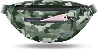 Produktbild von Damen- und Herren Hip Bag - Wasserdichte Sport Hip Bag für Fitness, Wandern und Radfahren