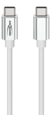 Produktbild von ANSMANN - USB C Ladekabel Datenkabel Typ C PD Schnellladekabel 120cm Weiß