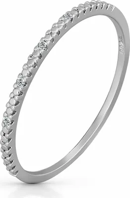 Produktbild von Orolino Ring 585/- Gold weiß 060 (19,1) Brillant weiß 067370110-1