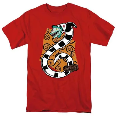 Produktbild von Beetlejuice - T-Shirt für Herren/Damen Uni, meliert TV38467 (S) (Rot), KI-generiertes Bild