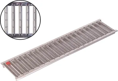 Produktbild von ACO Rost Stegrost Edelstahl elektropoliert 50cm Rinnenrost Ersatzrost für Rinnenkörper Art. Nr.: 310308