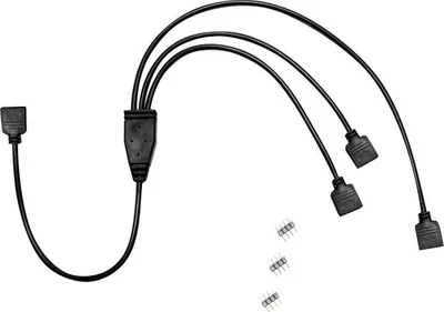 Obrázek produktu pro Inter-Tech 88885466, 0,48 m, 4pinový, 4pinový, Černá, 30 g, 1 kusů