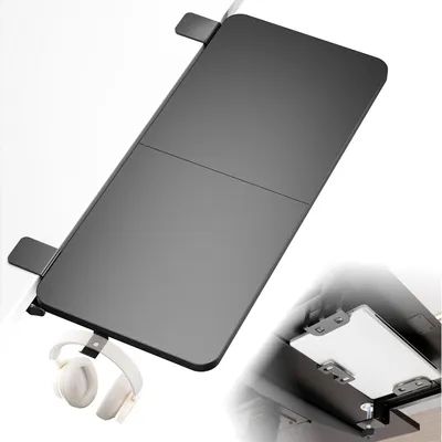Produktbild von Ergonomische Schreibtischverlängerung mit Laptopständer - 700 x 300 mm