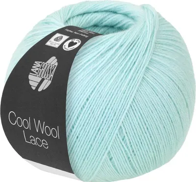 Produktbild von Lana Grossa - Cool Wool Lace 0043 pastelltürkis