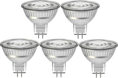Produktbild von BLULAXA LED-SMD-Lampe, MR16, EEK: F, GU5.3, 3,5 W, 345 lm, 2700 K, 5 Stück
