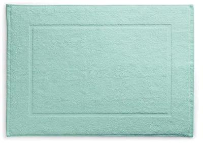 Immagine prodotto di Tappetino da bagno Ibzenoa® 70 x 50 cm – realizzato in cotone 100% morbido e assorbente, antiscivolo e lavabile in lavatrice, colore turchese, ideale per bagno, doccia e WC