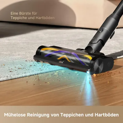 Produktbild von Dreame R20 Pro Akku-Staubsauger,Anti-Tangle Handstaubsauger, 90° biegsam,LED,bis 600W/26.000 Pa,für Teppich & Hartboden,CelesTect-Licht,bis 90 Min