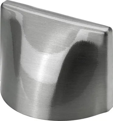 Produktbild von Hettich Möbelgriff Aluminium Edelstahl Optik 40 x 60 x 26 mm - 1 Stück