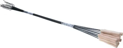 Produktbild von Aqbau Set 10x Großer Grillspieß Edelstahl 100 cm Grillbesteck Lagerfeuer