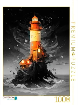 Produktbild von CALVENDO Puzzle Mondlicht | 1000 Teile Lege-Größe 64x48cm Foto-Puzzle für glückliche Stunden