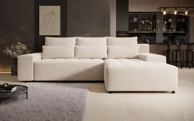 Obrázek produktu pro Elegantní sedací souprava EDITA - krémová