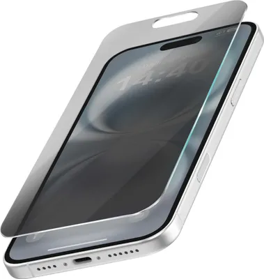 Immagine prodotto di Avizar, pellicola in vetro per iPhone 16 Plus con protezione della privacy e antigraffio, trasparente