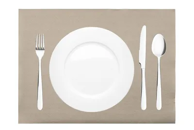 Produktbild von Airlaid Tischsets Beige Grey, 40 x 30 cm, 100 Stück - Mank - Unterlage Platzdeckchen
