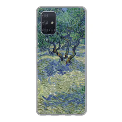 Produktbild von MuchoWow® Handyhülle Schutzhülle Hülle für Samsung Galaxy A51 5G Der Olivenhain - Vincent van Gogh Silikon Softcase Handy Hülle - Abbildung