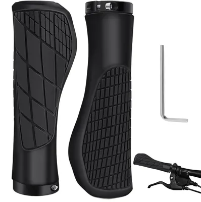 Productafbeelding van Fietshandgrepen - MTB handgrepen - Ergonomisch - 22 mm - Antislip