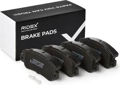 Produktbild von RIDEX 402B0900 Bremsbeläge Satz Vorne für FIAT Seicento / 600 Schrägheck (187) Panda Schrägheck (141) BARCHETTA (183) PUNTO (176) Uno Schrägheck (146)