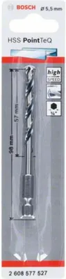 Image de HSS PointTeQ Foret hexagonal 5,5 mm