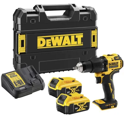 Immagine prodotto di Trapano avvitatore a percussione senza fili DEWALT DCD709M2T-QW