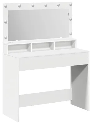 Obrázok produktu pre vidaXL Toaletný stolík s policou biely 100 x 41 x 135 cm materiál na báze dreva
