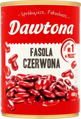 Zdjęcie produktu dla Fasola czerwona konserwowa 400g Dawtona