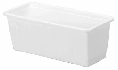 Image de Bac à fleurs standard 60 cm blanc