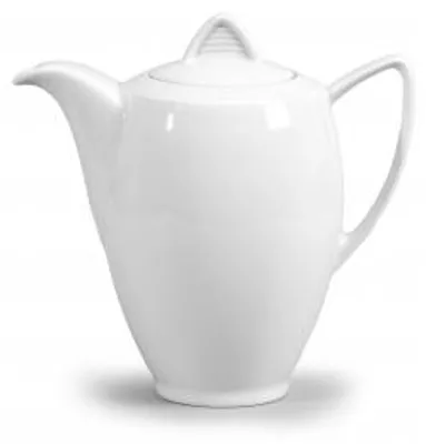Produktbild von Thun 1794 Weiße Kaffeekanne, 1,2 l, Tschechisches Porzellan, Lea, Thun