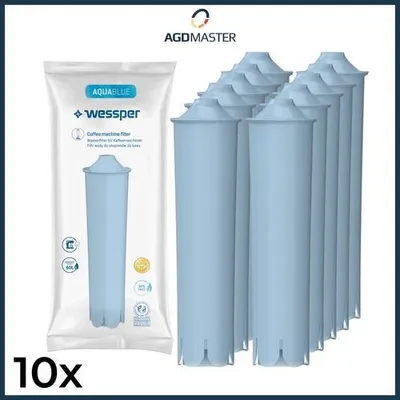 Obrázek produktu pro Vodní filtr Wessper Aqua Blue pro plně automatické kávovary, filtrační vložky, nahrazuje Jura Blue, 10 kusů – kompatibilní s Jura Impressa, ENA, Micro, GIGA