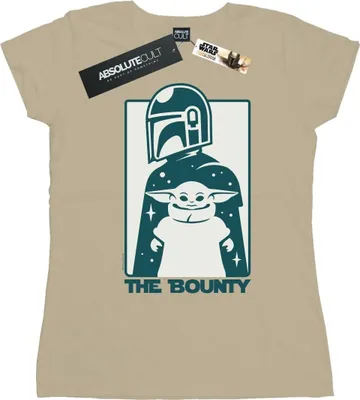 Produktbild von Star Wars - "The Mandalorian The Bounty" T-Shirt für Damen BI43045 (L) (Sand)
