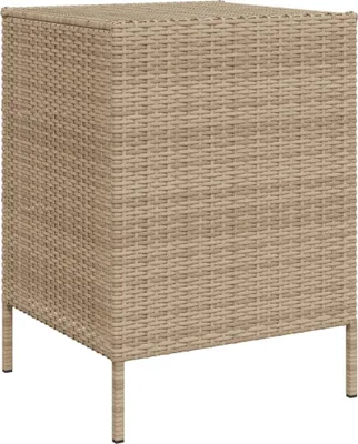 Zdjęcie produktu dla Szafka ogrodowa, beżowa, 55x59x80 cm, polirattan