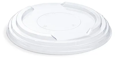 Produktbild von 250x Deckel transparent Ø185mm aus rPET für Salatschalen Feinkostschalen