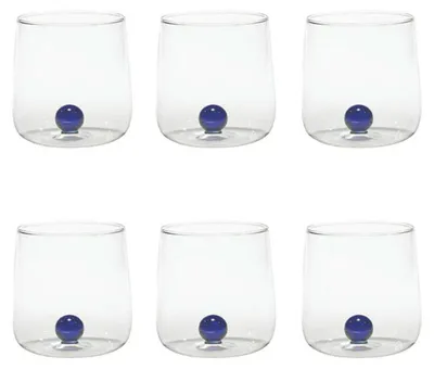 Produktbild von ZAFFERANO Bilia 6 Gläser Blau