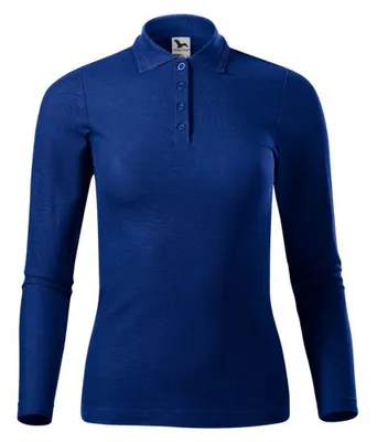 Produktbild von Malfini - Poloshirt für Damen, Piqué, Langärmlig PP9979 (XL) (Blau)