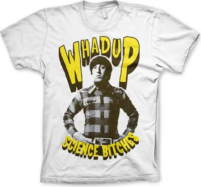 Immagine prodotto di Maglietta Whadup Science Bitches - XX-Large - Bianco