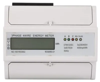 Obrázek produktu pro Digitální 3-fázový wattmetr pro domácnost