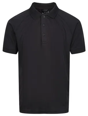 Produktbild von Regatta Hardwear Herren Coolweave Kurzarm Polo Shirt LT143 (S) (Schwarz)