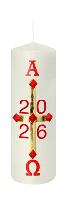 Produktbild von traditionelle Osterkerze 120 x 40 mm