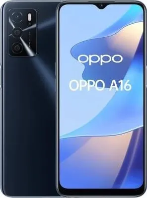 Produktbild von OPPO A16 , 16,6 cm (6.52"), 3 GB, 32 GB, 13 MP, Android 11, Schwarz