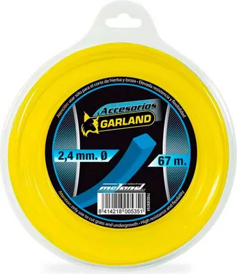 Immagine prodotto di Filo per macchine da taglio Garland 71023c6724 Ø 2,4 mm Quadrato 67 m Nylon