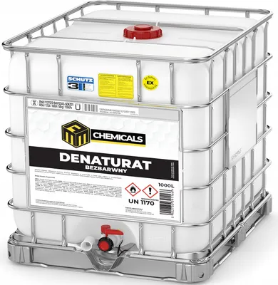 Produktbild von MRM Chemicals Denaturierter farbloser Ethylalkohol 1000L Entfetter Anzündholz