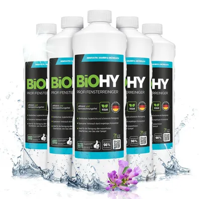 Produktbild von BiOHY Profi Fensterreiniger, Glasreiniger, Fensterputzmittel, Scheibenreiniger