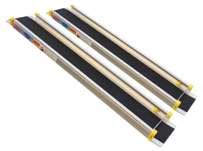 Productafbeelding van Aluminium oprijplaat uitschuifbaar - 180 cm (2 stuks)