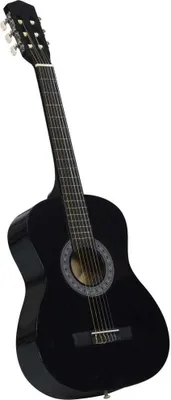 Obrázok produktu pre vidaXL 8-dielna sada klasickej gitary pre začiatočníkov Black 3/4 36"