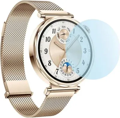 Produktbild von Strap-it Displayschutzfolie aus gehärtetem Glas – passend für die Huawei Watch GT 5 – 41 mm