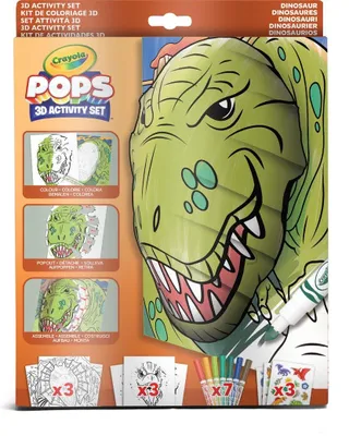Productafbeelding van Crayola - POPS - Hobbypakket - 3D-Activiteiten Voor Kinderen - Dinosaurus Thema