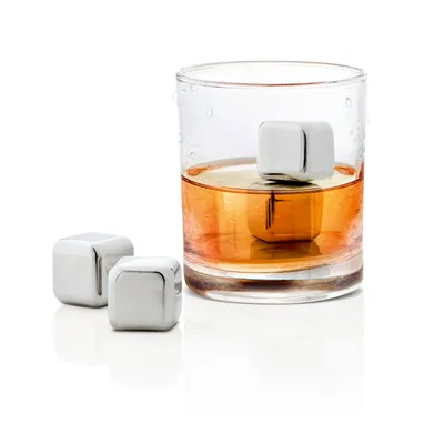 Immagine prodotto di blomus LOUNGE Set di cubetti di ghiaccio da 4 pezzi, compreso il sacchetto di conservazione
