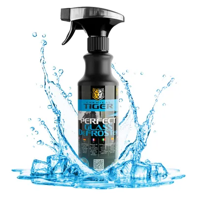 Produktbild von CHEMICAL TIGER - Auto-Enteisungsspray - Scheibenenteiser bis -60 °C Kann auf Lack und Gummiteilen verwendet werden – Perfect Glass DeFROSTer 500 ml