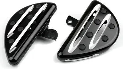 Image de Marchepieds conducteur-associé compatibles avec Harley-Davidson # Stripe Min